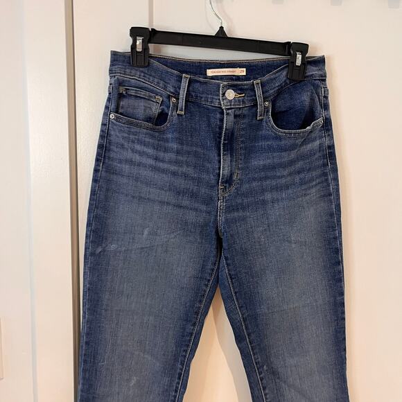 Levi's Blue 724 High Rise Straight Jeans Size 29 - Picture 3 of 14